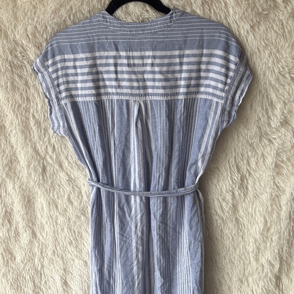 Rails Striped Blue and White Midi Dress - Picture 12 of 15